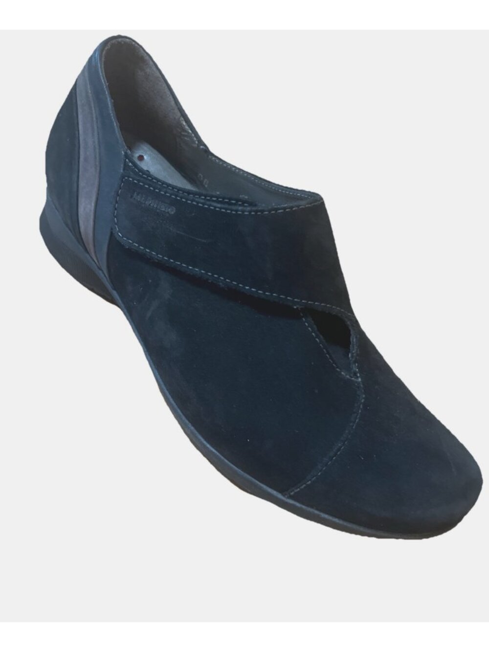 Mephisto Jessica Sneaker Shoe Womens 7 Nubuck Leather Comfort Black quiet luxury